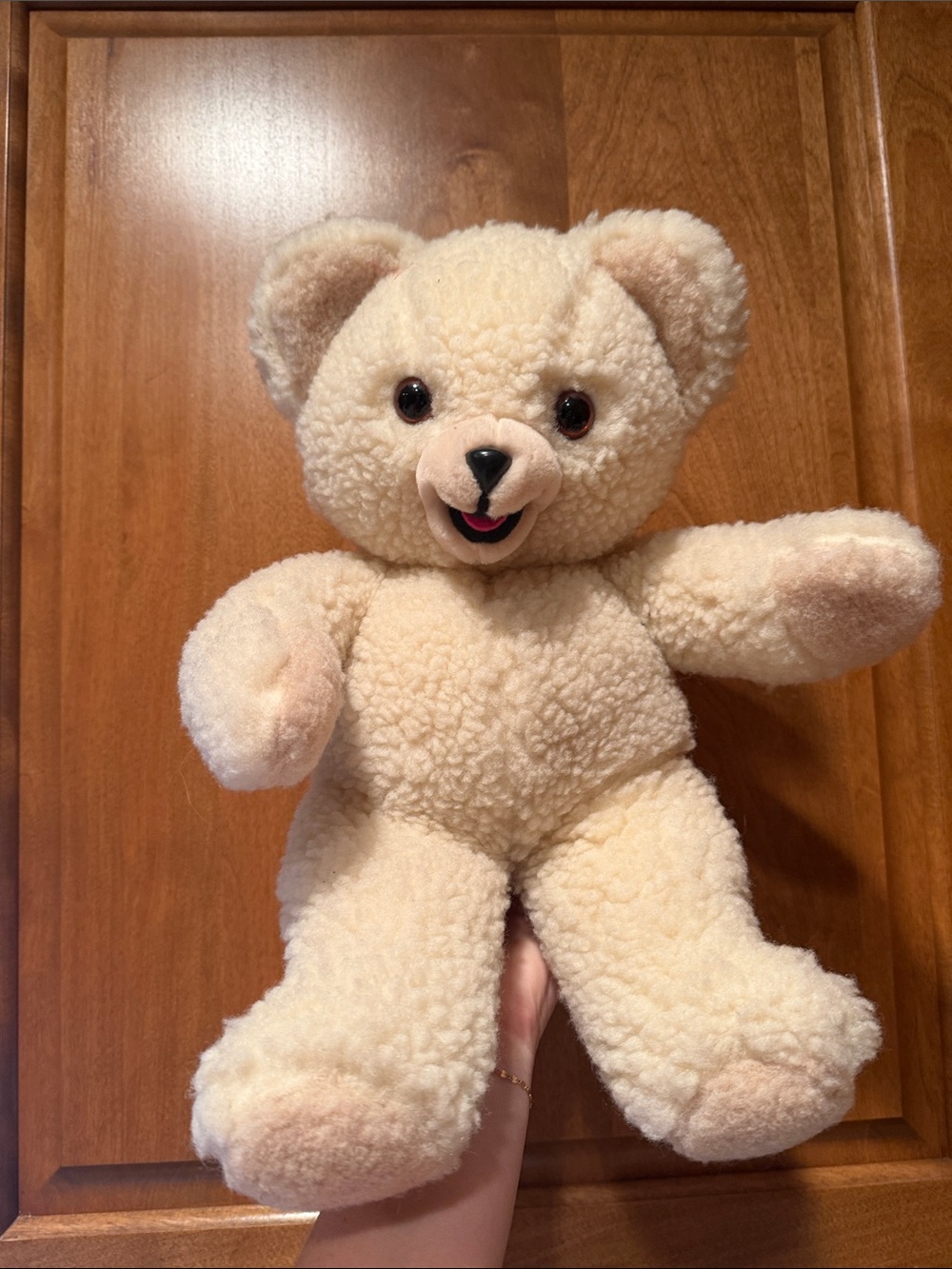 Vintage 1986 Snuggle Teddy Bear Russ Berrie Fabric Softener 15" Plush Lever Bros